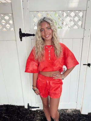 Ruby Red Set Shorts