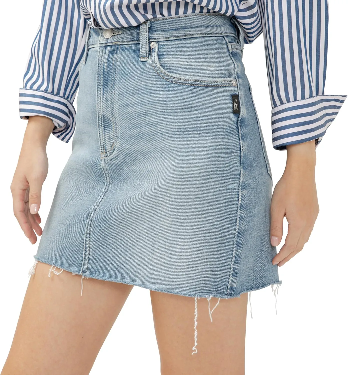 Silver Jeans Co. Women's Denim Mini Skirt