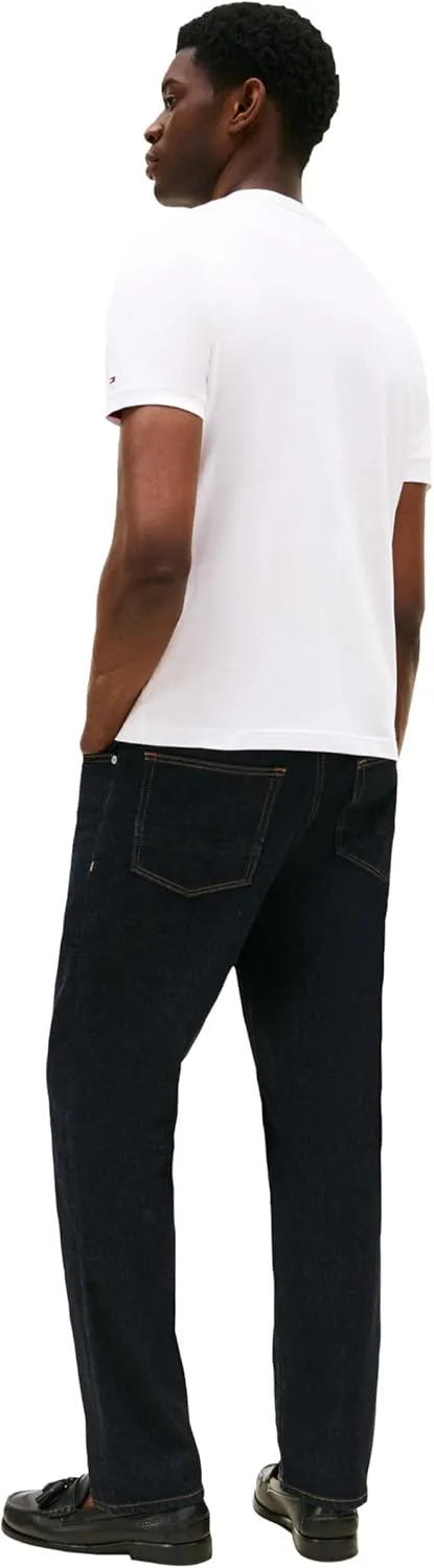 Tommy Hilfiger Men's Short Sleeve Cotton Graphic T-Shirts with Printed Logo