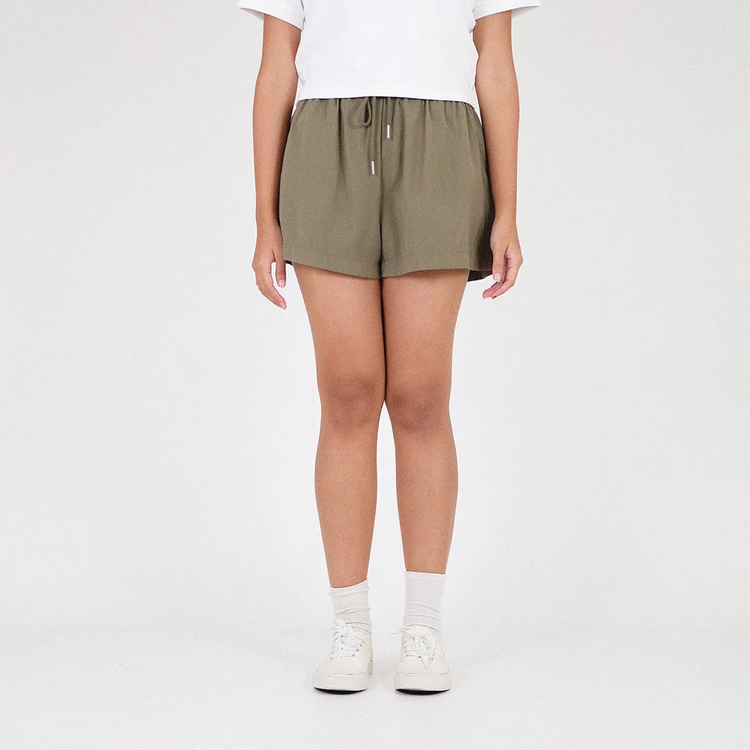 Women Elastic Waist Shorts - SW2301016