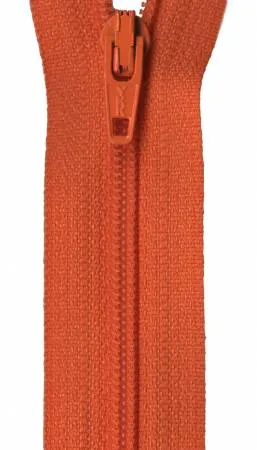 ZIPLON COIL 18 IN BURNT ORANGE